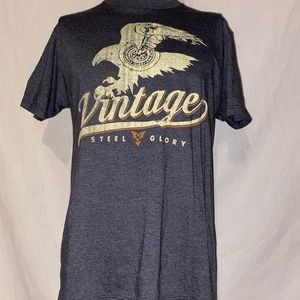 Sonoma Adult Medium Black Vintage Vinyl Records Graphics T Shirt Mens Clothes